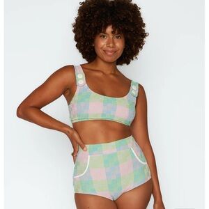 Seea Georgia Bikini Top and High Waist Bottom Amos Set